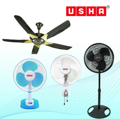 Logo of Usha fan Company